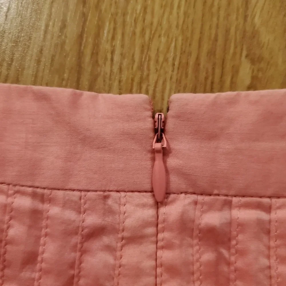 J. Crew Pleated Waist Cotton Skirt sz 0 Petite